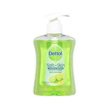 6 Pack x Dettol Soft On Skin Liquid Hand Wash Lemon & Lime - 250mL